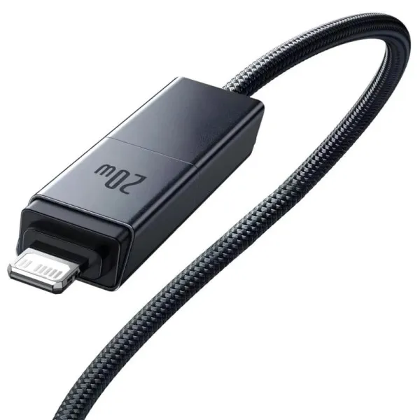 Дата кабель Baseus Versatile Two-for-Two USB/Type-C to Type-C/Lightning 60W (1m) (CB000162) — Чорний — фото 5