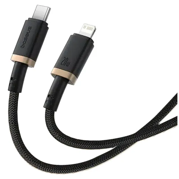 Дата кабель Baseus Dura Series Fast Charging Type-C to Lightning 20W (2m) (CB000123) — Золотий — фото 2