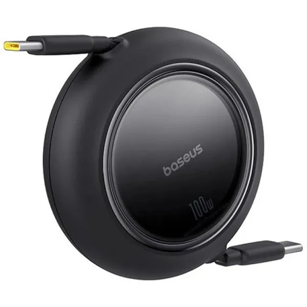 Дата кабель Baseus Free2Pull Mini Retractable Type-C to Type-C 100W (2m) (P10364500113) — Чорний — фото 2