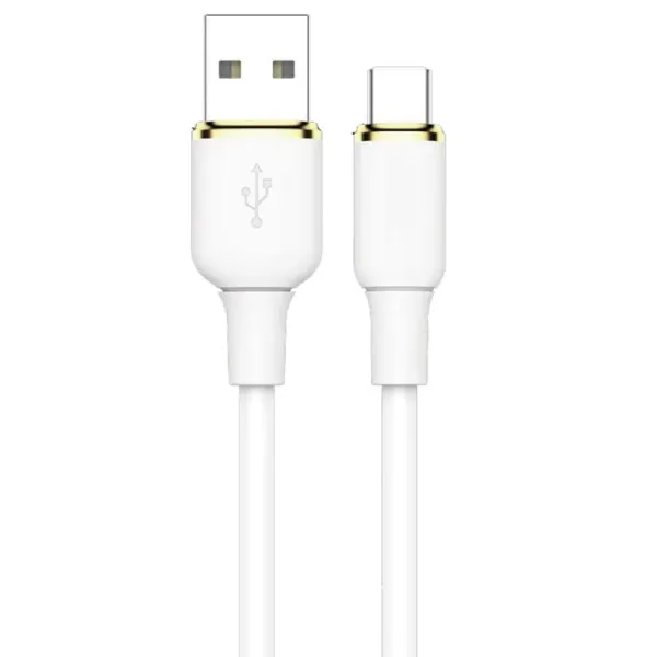 Дата кабель Amaya 89C USB to Type-C 3A (1m) — Белый — фото 1