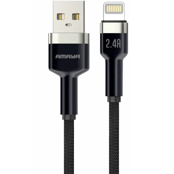 Дата кабель Amaya 310L USB to Lightning 2.4A (1m) — Brown — фото 1