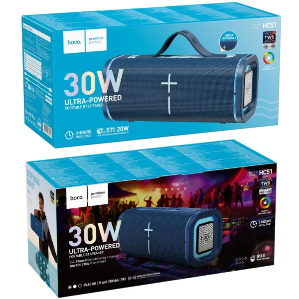 Bluetooth Колонка Hoco HC51 Soul — Blue — фото 2