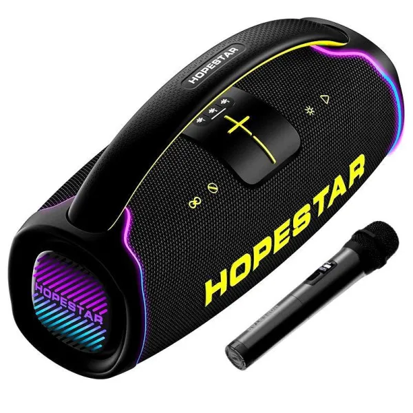Bluetooth колонка Hopestar A65 300W — Чорний — фото 3