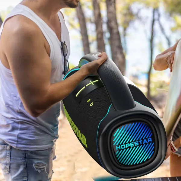 Bluetooth колонка Hopestar A65 300W — Чорний — фото 4