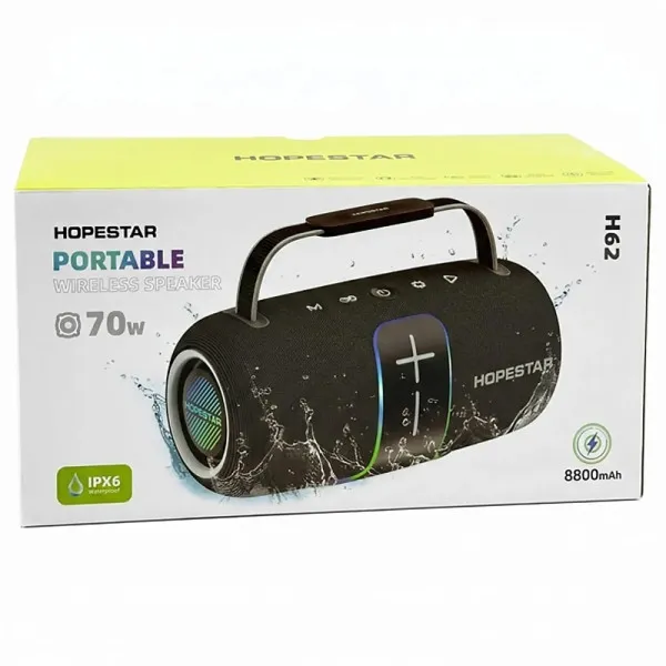 Bluetooth колонка Hopestar H62 70W — Черный — фото 2