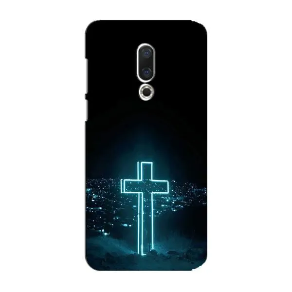 Чехол с принтом «Крест и город» для Meizu 15 Plus