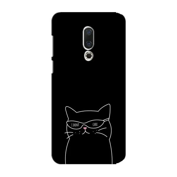 Чехол с принтом «Равнодушный кот» для Meizu 15 Plus