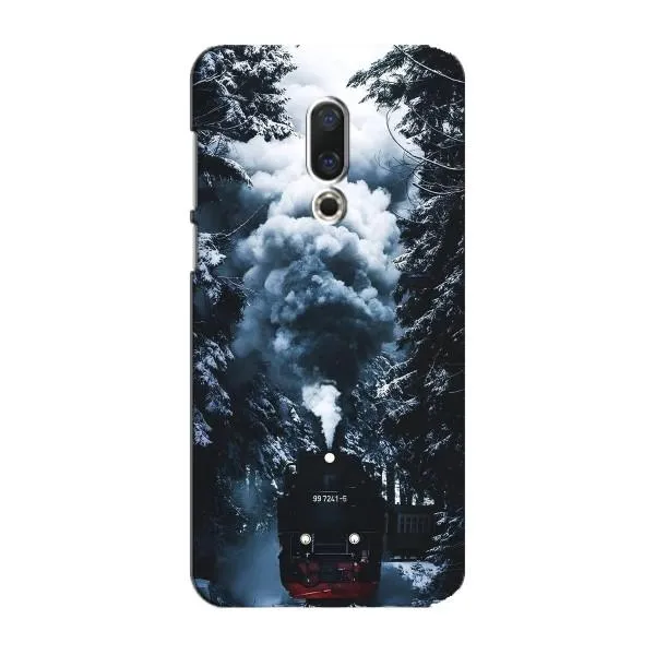 Чохол з принтом «Зимовий потяг» для Meizu 15 Plus