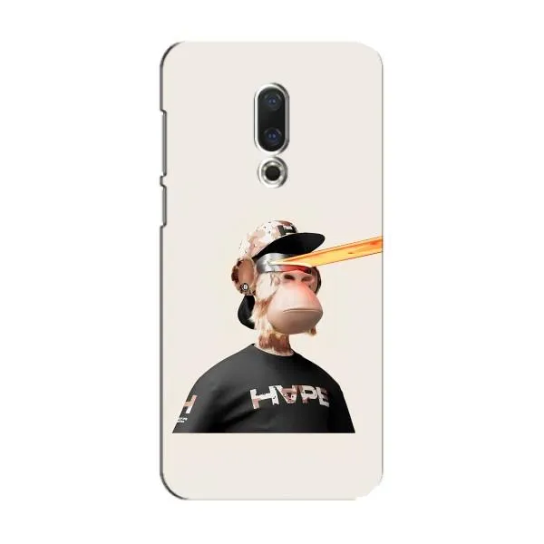 Чехол с принтом «обезьяна NFT в очках» для Meizu 15