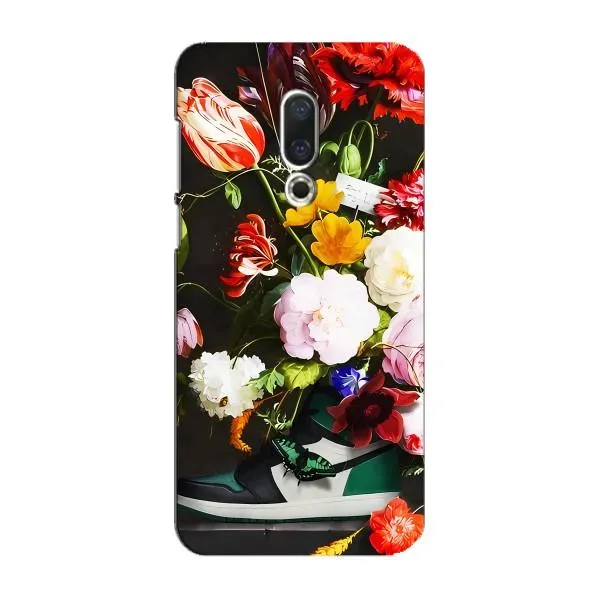Чехол с принтом «Nike цветы» для Meizu 16 Plus