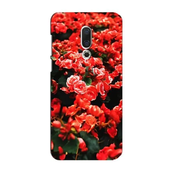Чехол с принтом «Цветы красные» для Meizu 16 Plus