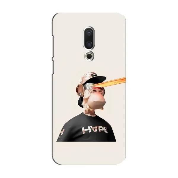 Чехол с принтом «обезьяна NFT в очках» для Meizu 16 Plus