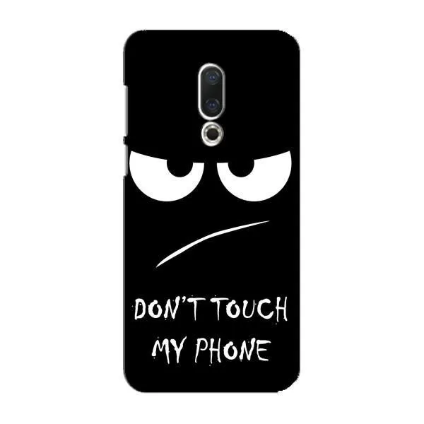 Чехол с принтом «Dont Touch» для Meizu 16 Plus