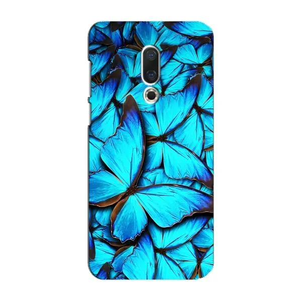 Чехол с принтом «Синие бабочки» для Meizu 16 Plus
