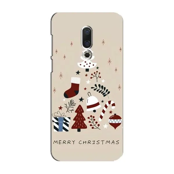 Чохол з принтом «Merry Christmas» для Meizu 16 Plus