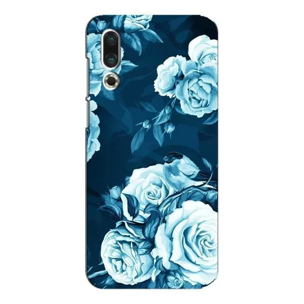 Чехол с принтом «Голубые Бутоны» для Meizu 16s