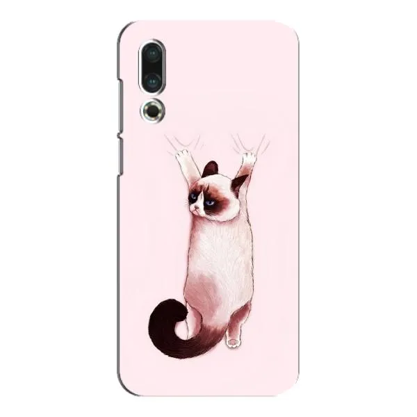 Чехол с принтом «Котик падает» для Meizu 16s