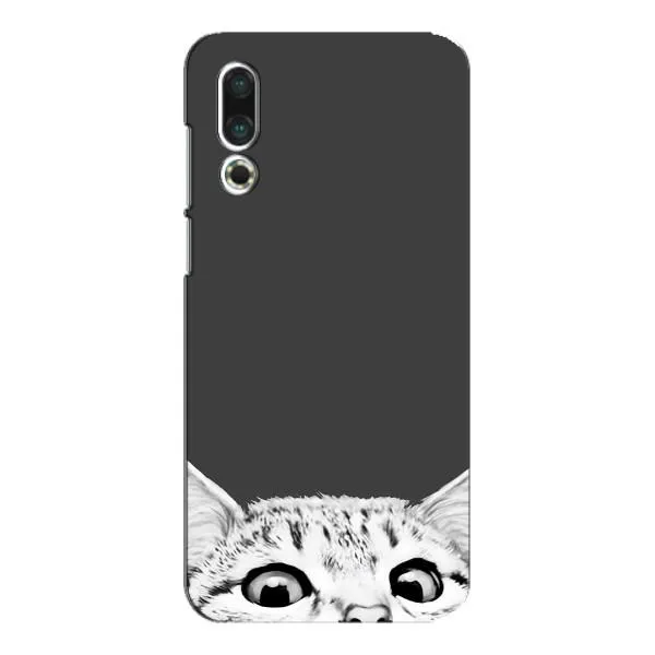 Чехол с принтом «Выглядывает кот» для Meizu 16s