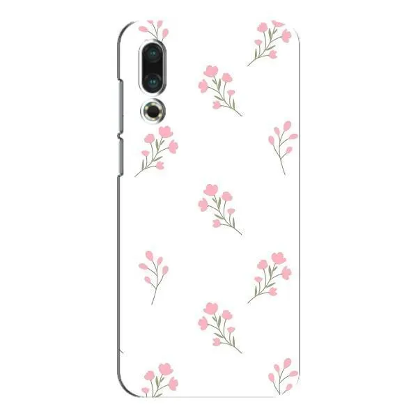 Чехол с принтом «Розовые цветы» для Meizu 16s
