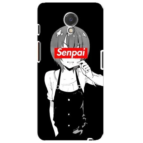 Чехол с принтом «Senpai» для Meizu M6s