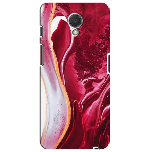 Чехол с принтом «Мрамор красный» для Meizu M6s Чехол с принтом «Мрамор красный» для Meizu M6s