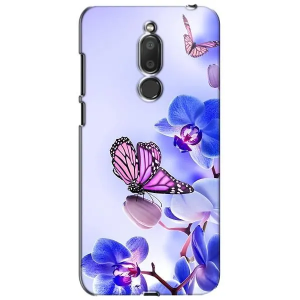 Чохол з принтом «Метелик на квітах» для Meizu M6T (Meilan 6T)