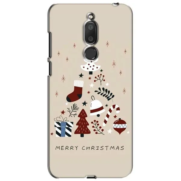 Чехол с принтом «Merry Christmas» для Meizu M6T (Meilan 6T)