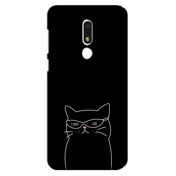 Чехол с принтом «Равнодушный кот» для Meizu M8 Lite Чехол с принтом «Равнодушный кот» для Meizu M8 Lite