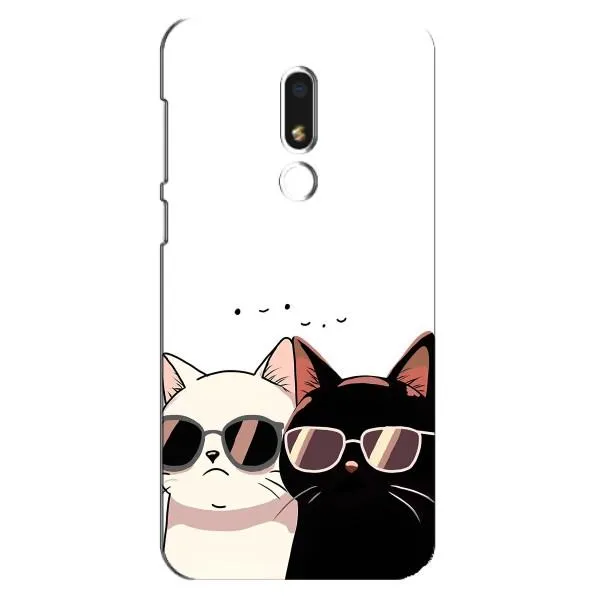 Чехол с принтом «Коты в очках» для Meizu M8 Lite Чехол с принтом «Коты в очках» для Meizu M8 Lite