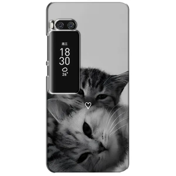 Чехол с принтом «Пара котов» для Meizu Pro 7 Plus