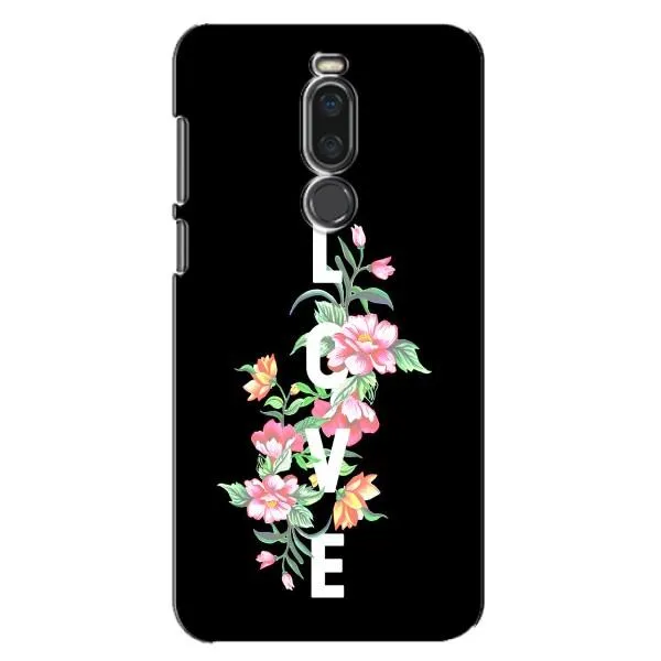 Чехол с принтом «Цветы LOVE» для Meizu X8