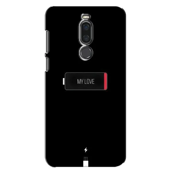 Чехол с принтом «Love battery» для Meizu X8