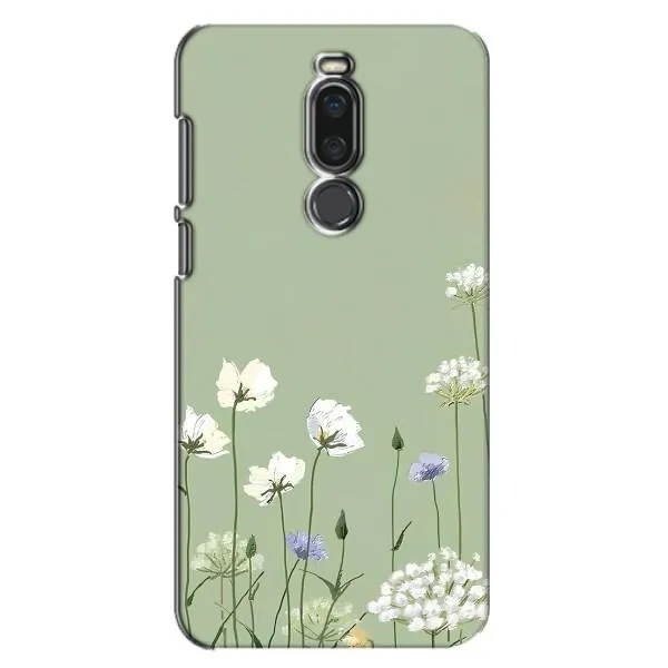 Чохол з принтом «Квіти на зеленому» для Meizu X8