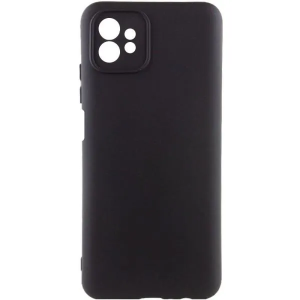 Чохол TPU GETMAN Liquid Silk Full Camera для Motorola Moto G32 — Чорний — фото 1