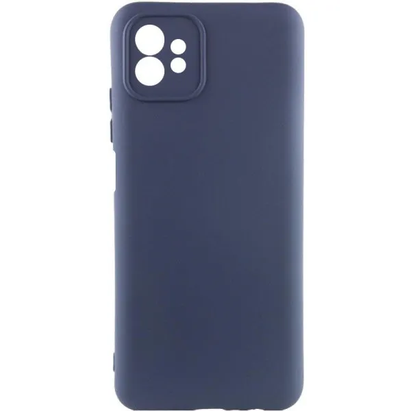 Чохол TPU GETMAN Liquid Silk Full Camera для Motorola Moto G32 — Синій — фото 1