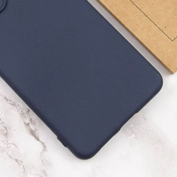 Чохол TPU GETMAN Liquid Silk Full Camera для Motorola Moto G32 — Синій — фото 3