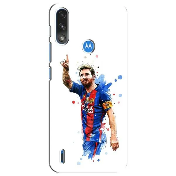 Чехол с принтом «Лео Месси» для Motorola E7 Power