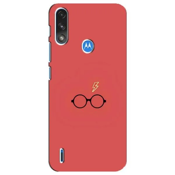 Чехол с принтом «шрам и очки» для Motorola E7 Power
