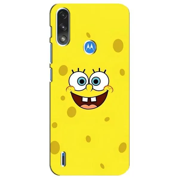 Чехол с принтом «Мордашка Спанч Боба» для Motorola E7 Power