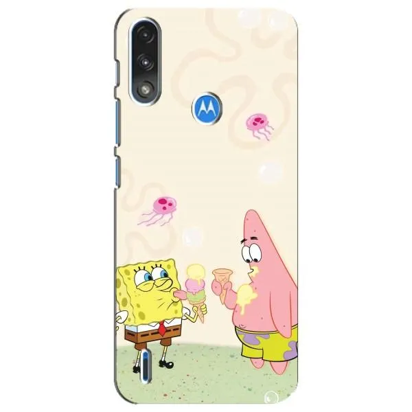 Чехол с принтом «Патрик и Боб» для Motorola E7 Power