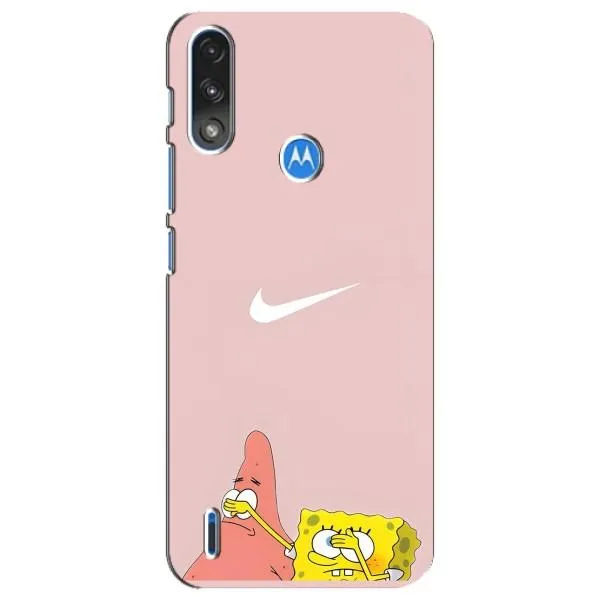 Чехол с принтом «Патрик и Губка» для Motorola E7 Power