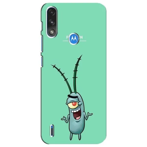 Чехол с принтом «Персонаж Планктон» для Motorola E7 Power