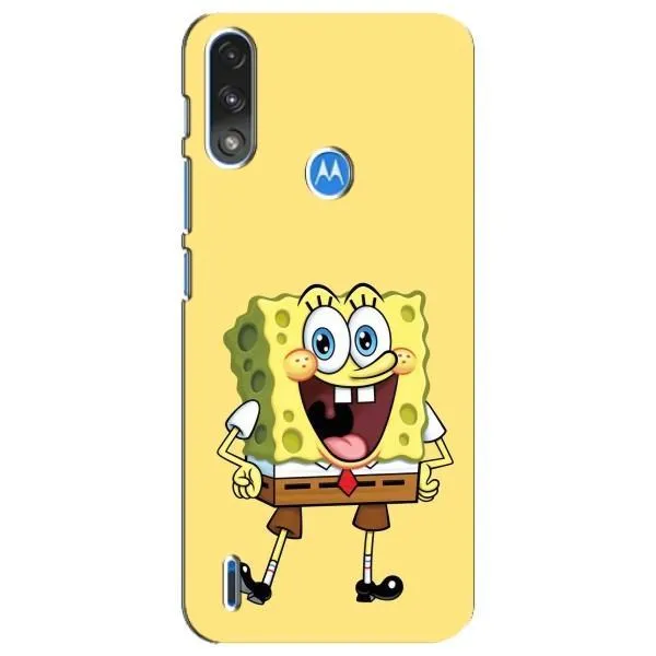 Чехол с принтом «Веселый Спанч Боб» для Motorola E7 Power