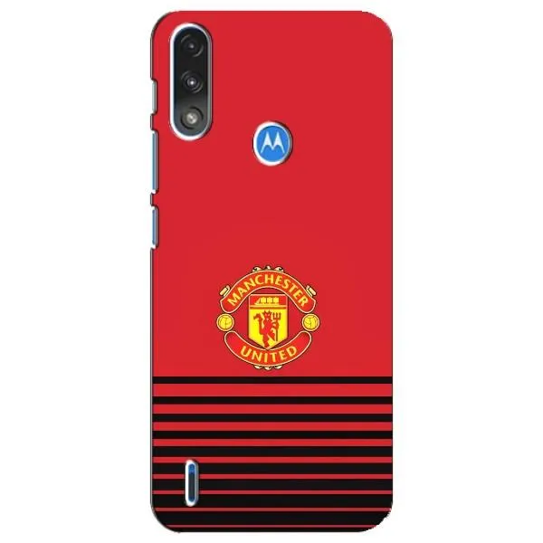 Чехол с принтом «manchester united» для Motorola E7 Power