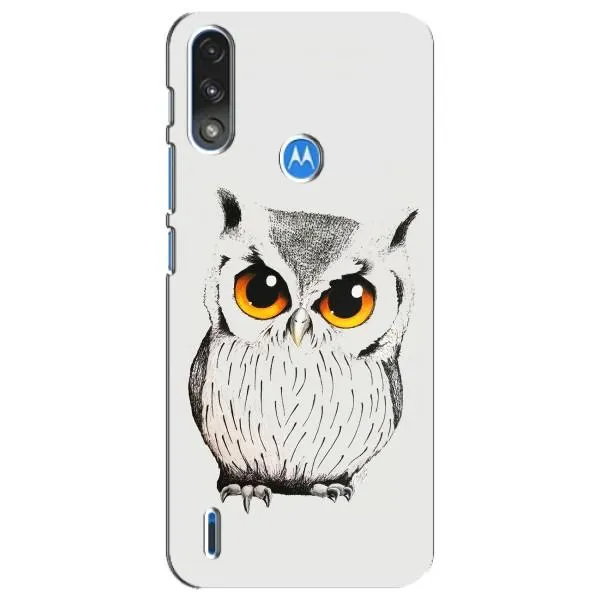 Чехол с принтом «Милая Сова» для Motorola E7 Power