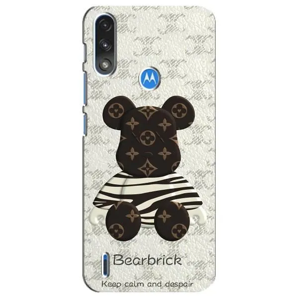 Чехол с принтом «Медведь LV» для Motorola E7 Power