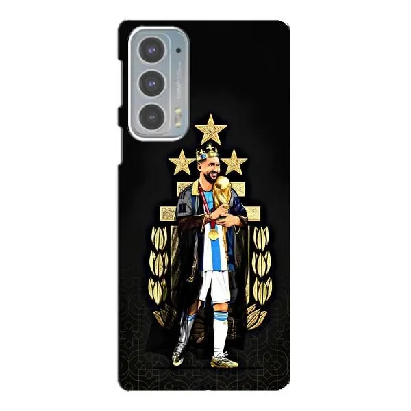 Чехол с принтом «Месси Король» для Motorola Edge 20 Чехол с принтом «Месси Король» для Motorola Edge 20