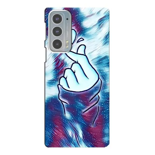 Чехол с принтом «Радужное сердце» для Motorola Edge 20