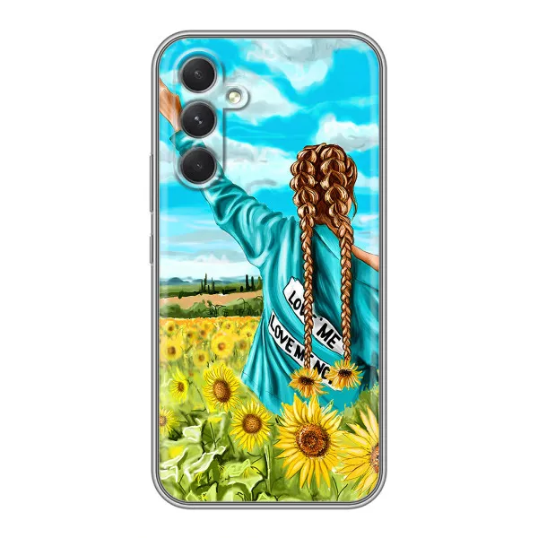 Чехол с принтом «Украиночка» для Motorola Edge 30