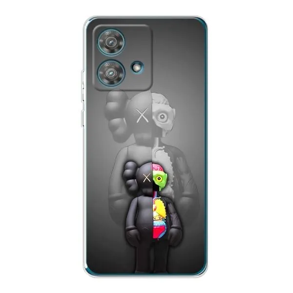 Чехол с принтом «Тело Bearbrick» для Motorola Edge 40 Neo
